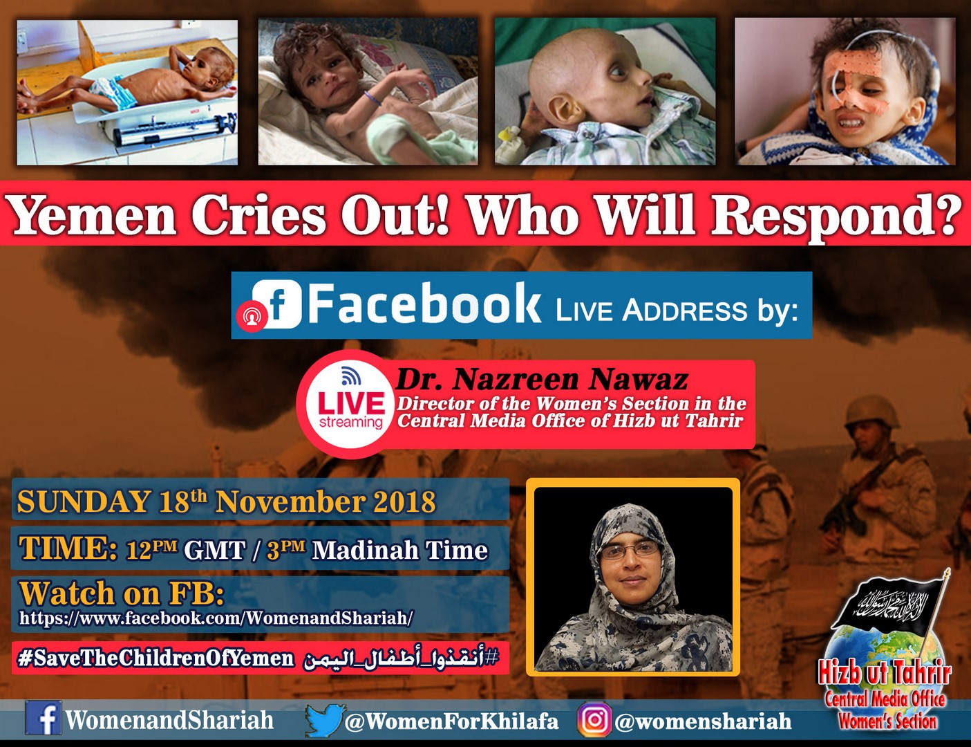 2018 11 18 FB Live Address Yemen Cries Out EN