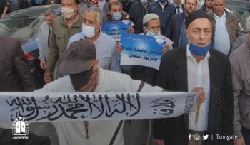Wilaya Tunesien organisierte zwei Demonstrationen zur Unterstützung des Propheten Muhammad (s)