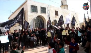 Wilaya Syrien: Massenprotest in der Ortschaft Sahara zur Stürzung der verräterischen Führung, und ein Appell zur Verteilung der Waffen an die aufrichtigen Leute!