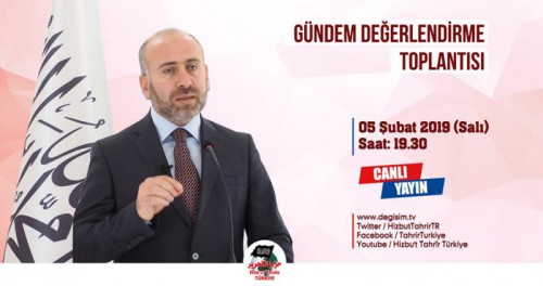 Türkiye Vilayeti: Haftalık Bilgilendirme Toplantısı (05/02/2019)