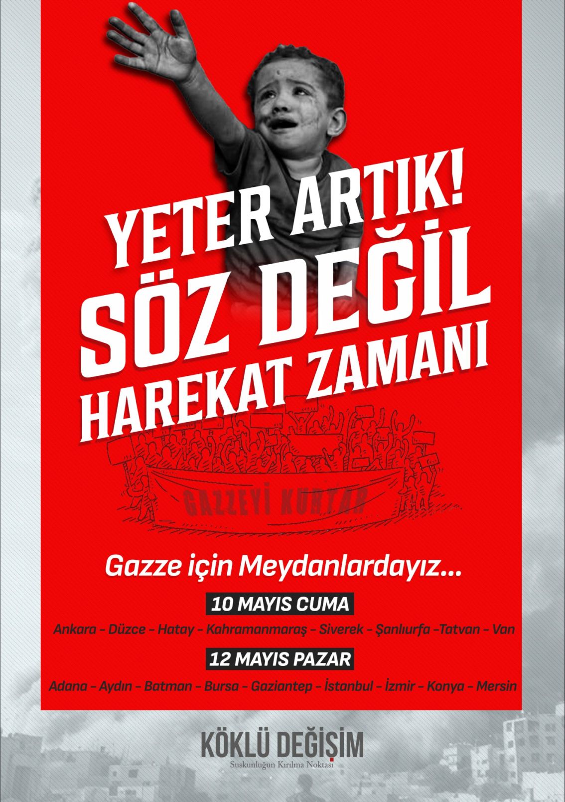 20240510 Turkiye Yuruyus Yeter Artik Poster