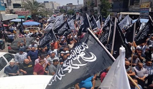 The Blessed Land of Palestine: Hizb ut Tahrir Organized Two Mass Protests to Reject the Crimes of the Palestinian Authority &amp; its Political Oppression