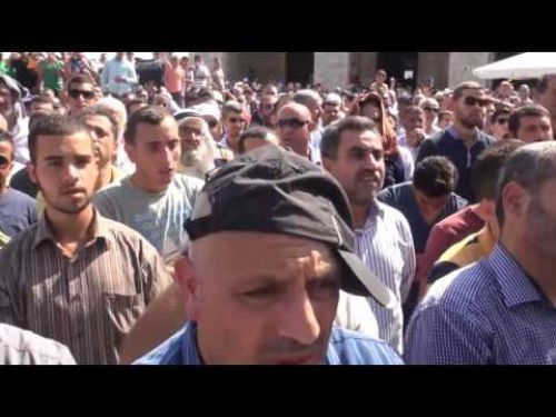 Hizb-ut Tahrir Filistin: Aksa&#039;da Halep&#039;e büyük destek gösterisi