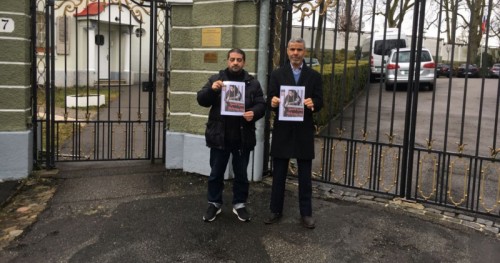 Hizb-ut Tahrir Avrupa: Tutuklu Cennet Bespalova’ya destek için Hizb-ut Tahrir’den bir delegasyon Rus elçiliğine gitti