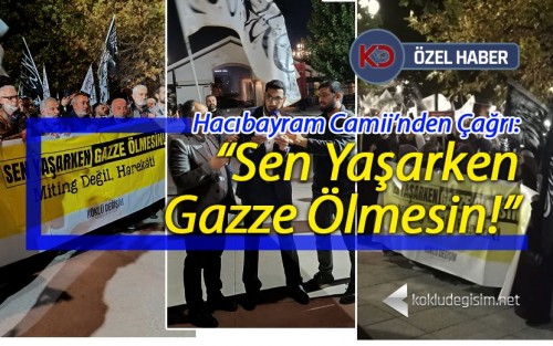 Türkiye: Ankara’da Basın Açıklaması: “Sen Yaşarken Gazze Ölmesin!”