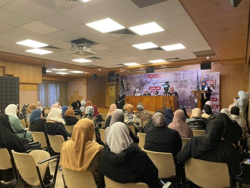 Hizb-ut Tahrir / Lübnan Vilayeti Kadın Kolları, Filistin İçin Uluslararası Kadın Eylem Günü Çerçevesinde Sempozyum Düzenledi