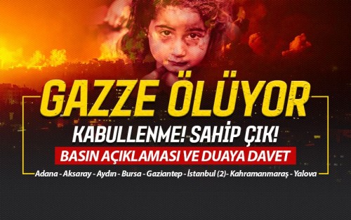 Türkiye: 9 Ayrı Noktada Gazze’ye Destek Gösterisi